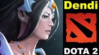 NaVi Dendi Mirana Dota 2 gameplay