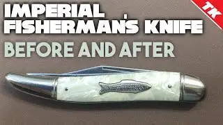 Imperial Fisherman's Knife - Before and After Cleaning