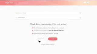 How to Verify Your Bank A/C On PayUnow