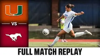 Miami vs. SMU Full Match Replay | 2025 ACC Women's Soccer