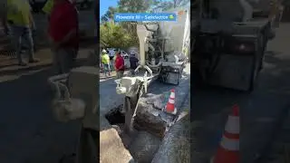 Flowable fill!! #construction