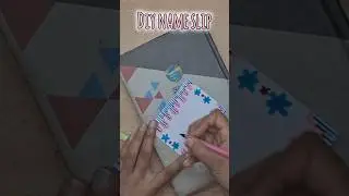 EASY DIY Name slip💗 #shorts