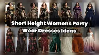Party Wear Suit For Short Height Girls | Tips For Short Height Plus Size Womens | How to look Tall