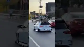 Golf GTI socado no ch&atilde;o 😈🔥 #shorts #car