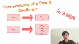 Permutations of a String Challenge (In 3 Minutes) [Recursion]