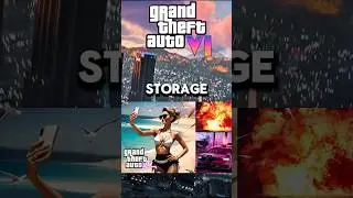 How Much Storage You Need For GTA 6!  #viral #gta6 #youtubeshorts #shorts