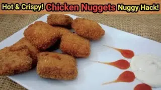 Hot & Crispy Chicken Nuggets!  So Delicious Tiffin Box Recipe