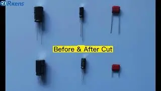Automatic Bulk Capacitor Leg Cutting Machine With Counter
