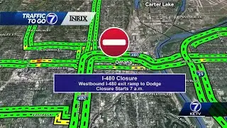 Traffic to Go - detour information for major I-480 exit ramp closure