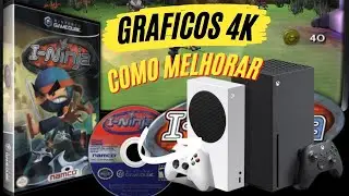 COMO MELHORAR OS GRAFICOS DO GAMECUBE NO RETROARCH XBOX SERIES X/S IREI TESTAR O JOGO I-NINJA