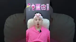 💟🍧🍨🌸Immersive eating of Pink food#mukbang #asmr #immersive