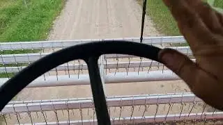 Bizon 5056 (relacja ze zbioru trawy na ziarno) Vlog #81 ⛈️⛈️⛈️ 