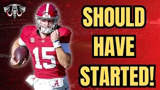 Should Ty Simpson Have Started Over Milroe in 2024?-Alabama Football Debate!