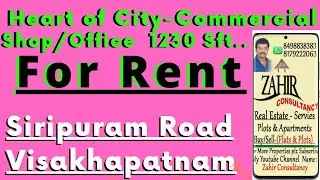 id-477 || for Rent shop/office in siripuram || for rent in visakhapatnam|| zahir consultancy