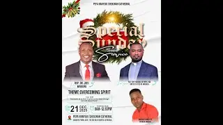 OVERCOMING SPIRIT || PEFA SHEKINAH CATHEDRAL NANYUKI KENYA ||  Rev Tony Nganga || DECEMBER 21 2025