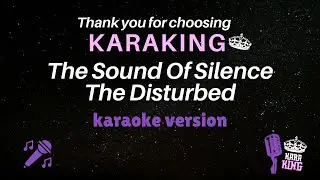 The Sound Of Silence&nbsp;karaoke  - The Disturbed  - Version Lyrics from karaking Karaoke