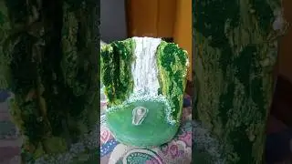 how to make a waterfall diorama | easy realistic waterfall diy #waterfall #diy #diorama