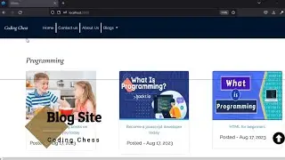 A blog website using HTML, CSS, JavaScript, Nodejs, and MongoDB