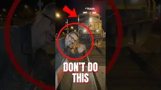 He Tried to Take a Photo With a Train&hellip;