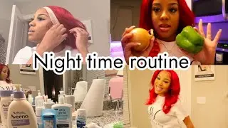 very DETAILED raw night routine IN NEW HOUSE 🌙🧖🏽‍♀️