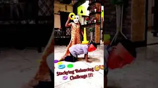 Play #stack ring balance #challenge !! #withmask #learncolors #shorts #viral #stackring