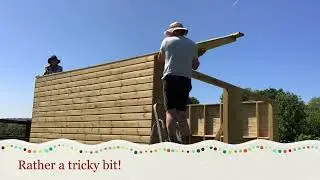 Building our new field shelter