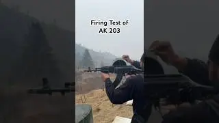 AK 203 firing test of  RR  soldier #indianarmy #trending #fire #kashmir #fauji #armylover #pk #pp#