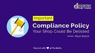 SHOP DE-LISTING 🥺 Daraz Seller Compliance Policy