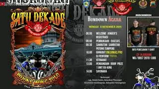 Ramaikan aniversary 1DEKADE My KING SOLO // kota pusaka surakarta