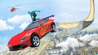 Superhero Games - Mega Ramp #6 - Mobile Gameplay Android