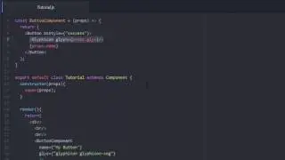 customizable React Button component with states and Icons