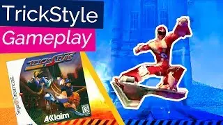 Hoverbording on the Dreamcast! TrickStyle Gameplay