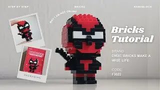 Как собрать конструктор &laquo;Дэдпул&raquo; | DMXC Bricks Make a Wise Life F3022 | 179 деталей