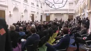 The Hague, Holland: Khalifa Of Islam visits Dutch National Parliament
