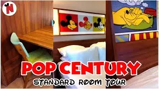 Disney&rsquo;s Pop Century Resort Standard Room Tour