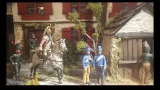 I  built Historex Napoleonic diorama 54mm