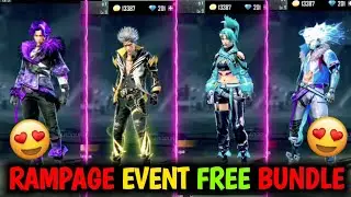Free Rampage Event Bundle 😱🔥 Rampage 4.0 Free Fire | Rampage Event Free Rewards #shorts #freefire