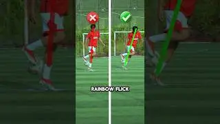 Rainbow Flick tutorial ⚽️.!#football #footballskills #shorts #tutorialvideo