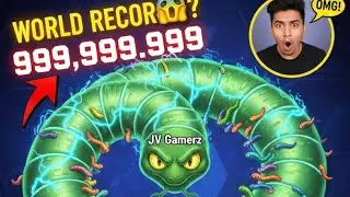 WORLD RECORD? 😱 999,999,999 Score in WormsZone #live #shortsfeed #shortslive #shorts