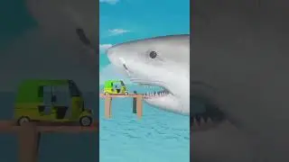 OHIO Cars Vs Shark Part 73 BeamNG.Drive | #beamngdrive #skidibitoilet