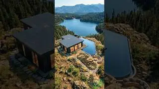 From Empty Land to a Futuristic BLACK Villa on the Lake! 🏗️🖤