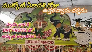 ముక్కోటి ఏకాదశి మహిమ - ఉత్తరద్వార దర్శనం  Lord Maha Vishnu Blessings 🌸 Mukkoṭi Ekadashi🙏🌹