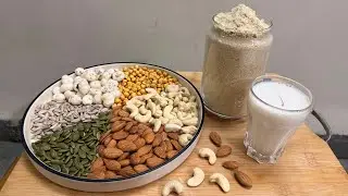  Homemade Protein Powder Recipe | High Protein | Healthy & Budget Friendly protein powder 