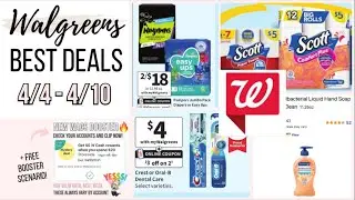 ✨BEST WALGREENS DEALS (4/4-4/10) 🔥 CHEAP DIAPERS AND TOILET PAPER! + A FREE BOOSTER SCENARIO