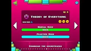 Geometry Dash: Theory Of Everything 3 Coins
