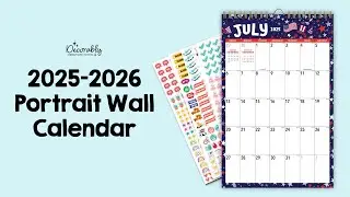 Color Your Year! 🌈 Unboxing the 2025 Mini Wall Calendar Collection | Bright & Bold Designs! 📅