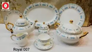 Royal Class Bone China dinner set by Zeeshan Crockery Store