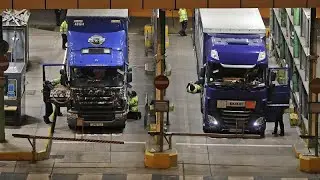 Dover and Calais quiet as first lorries cross English Channel under post-Brexit border rules