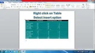 How to Add Column, Row and Cell in Table in Word