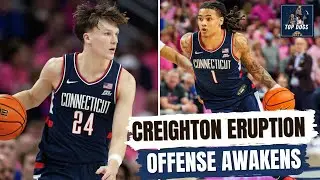 The Offense Awakens? | REACTION to UConn's eruption at Creighton | TOP DOGS